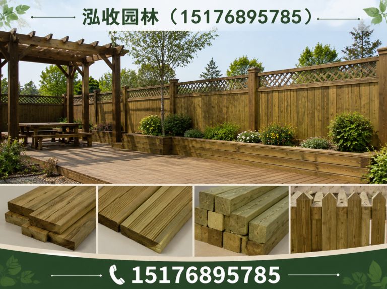 厦门防腐木展示图